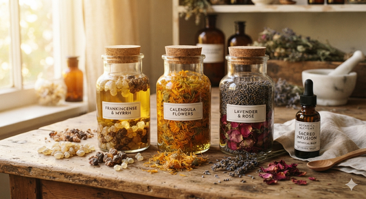 The Wisdom of the Whole Plant: Why Infused Flowers and Resin Oils Heal Better Than Essential Oils