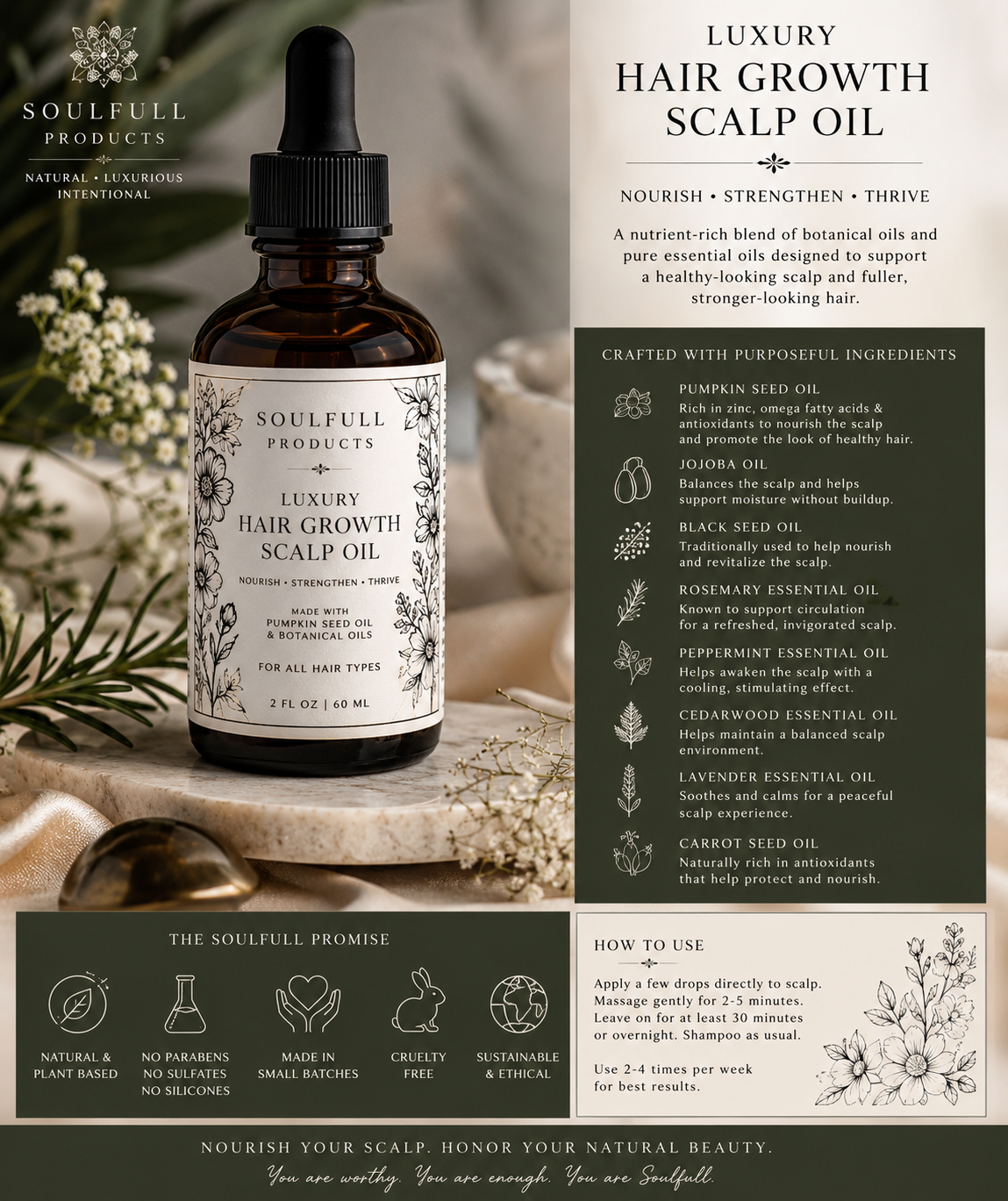 Hair Thickening Oil